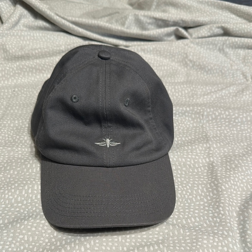 GRAY Baseball Cap with Embroidered Logo